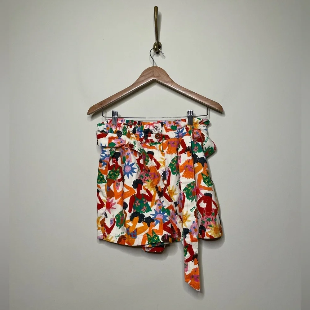 Farm x Anthropologie Bikini Lady Printed Shorts